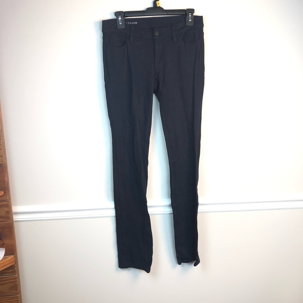 Ann Taylor Black Straight leg pants 4 stretchy